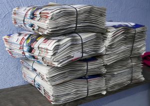 Newspaper bundles