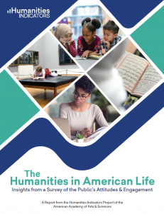 Cover of Humanities Indicators 2020 report